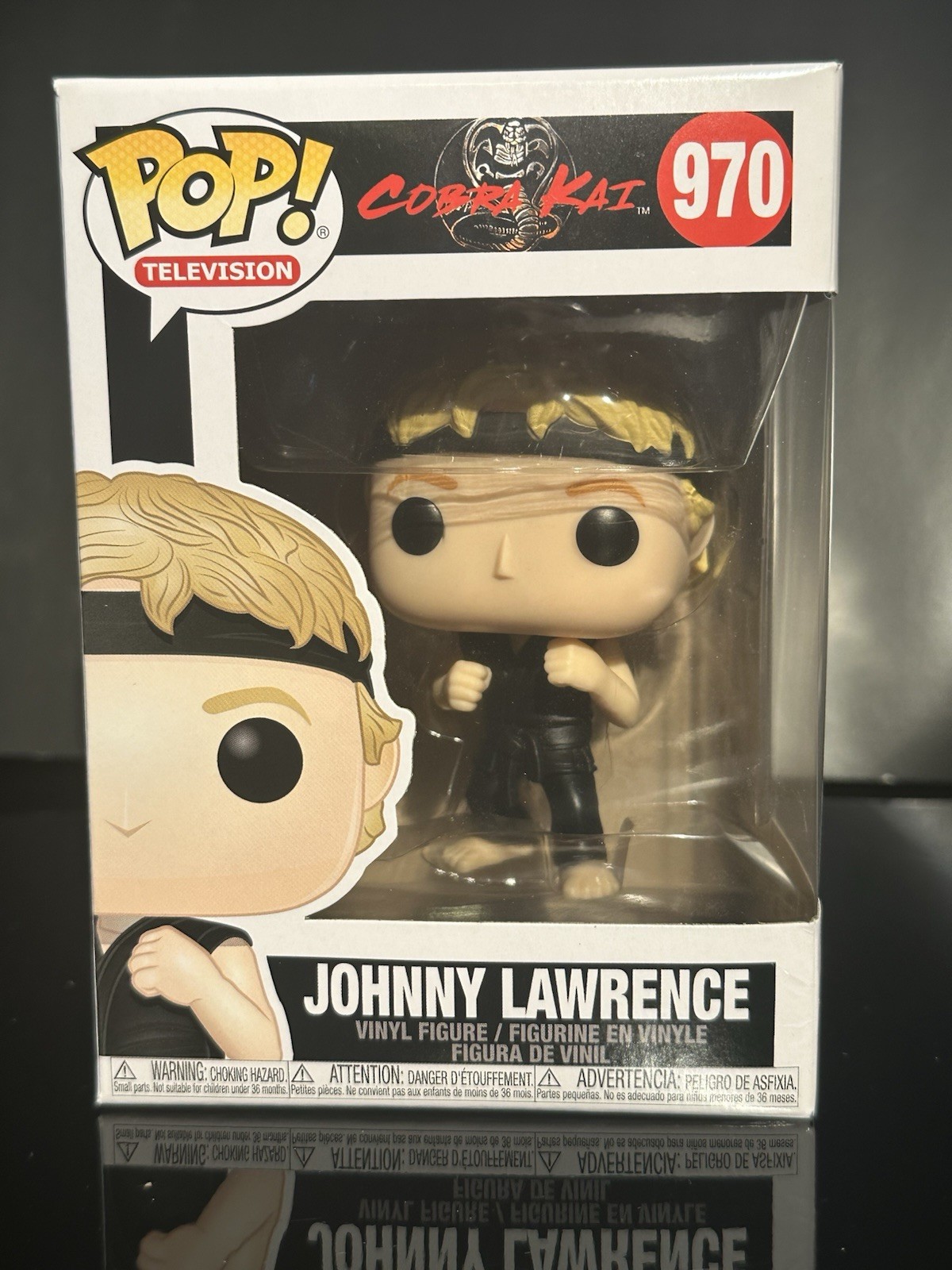 Funko Pop TV Cobra Kai Johnny Lawrence #970 W/ Protector Ships Free