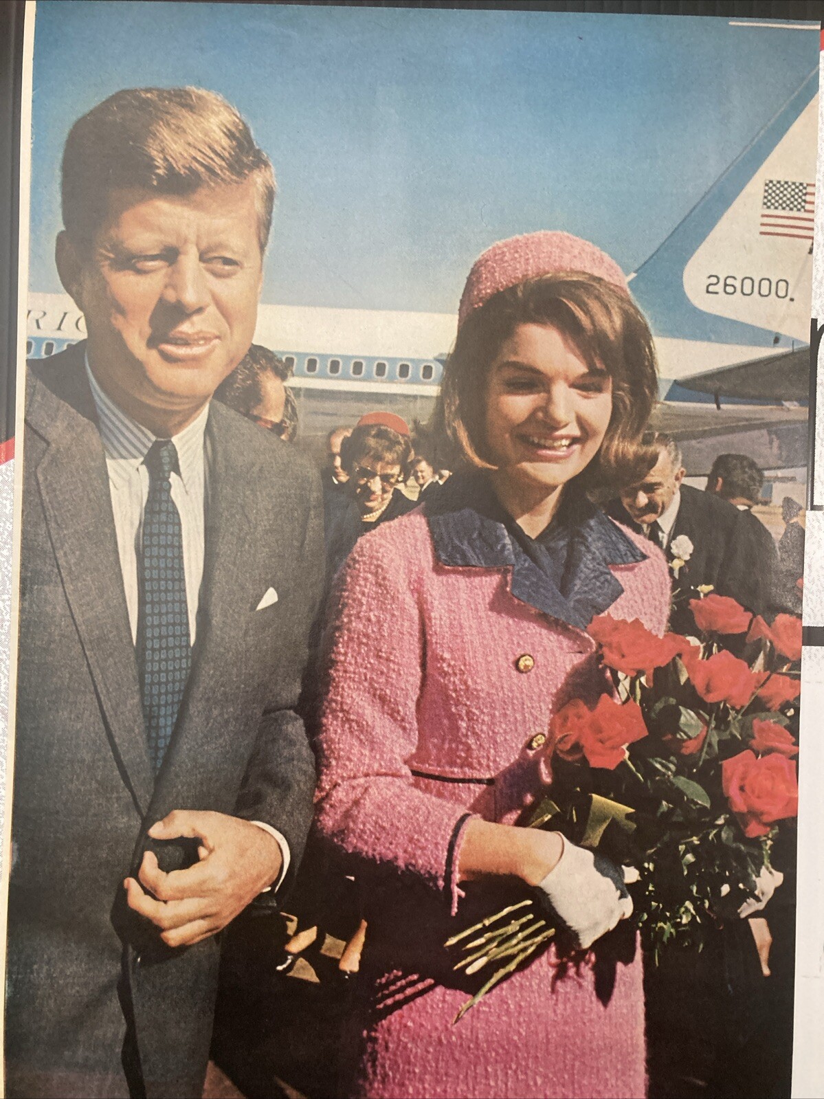 Vintage 1962 Magazine Photo JFK President Kennedy & Jackie Kennedy 9.5X 13.5\ Vintage 1962 Magazine Photo JFK President Kennedy & Jackie Kennedy 9.5X 13.5\