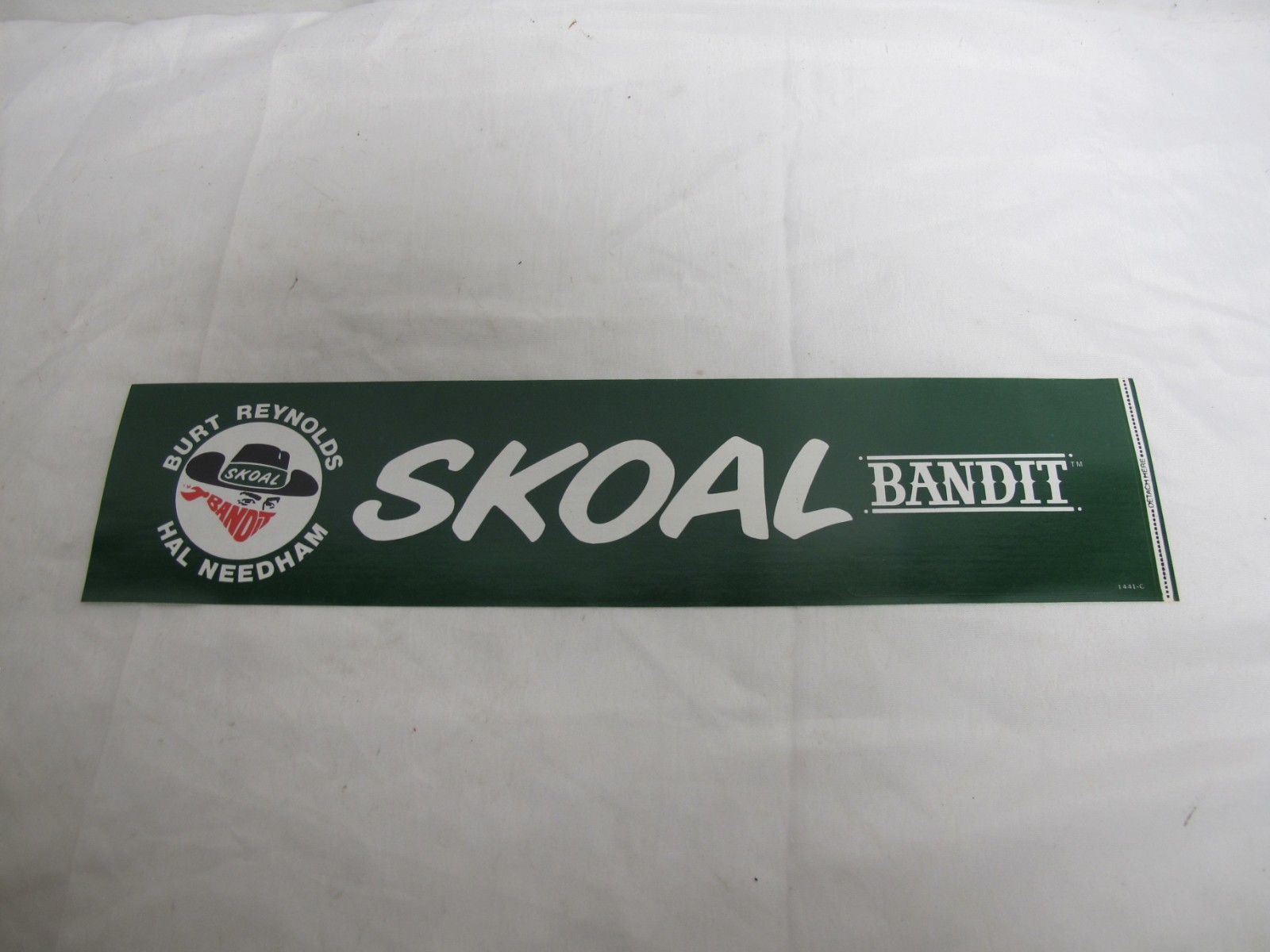 Vintage Skoal Bandit Bumper Sticker Burt Reynolds Hal Needham 