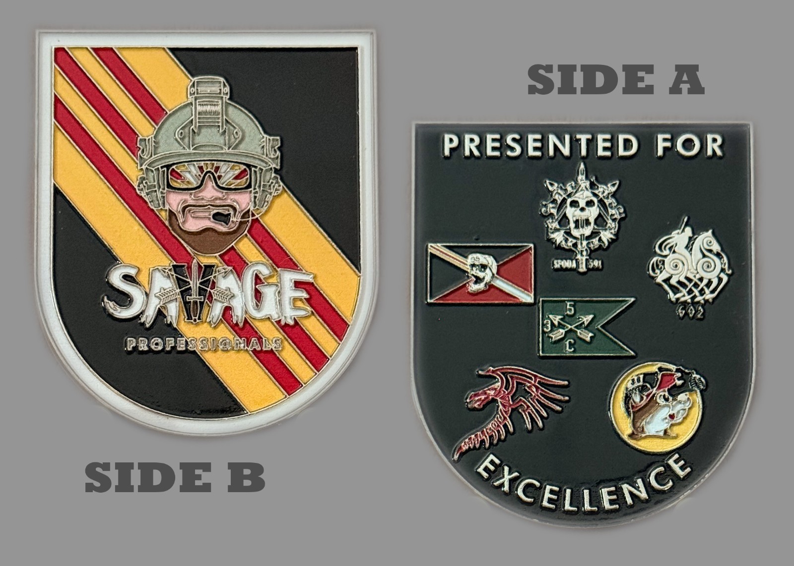 Savage Professionals Excellence Challenge Coin  1#28