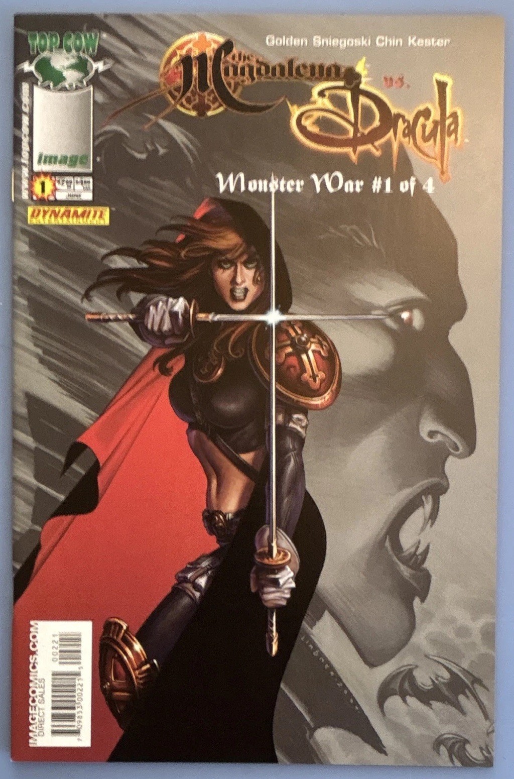 The Magdalena vs. Dracula Monster War #1 (Top Cow / Dynamite) Linsner Cover NM The Magdalena vs. Dracula Monster War #1 (Top Cow / Dynamite) Linsner Cover NM