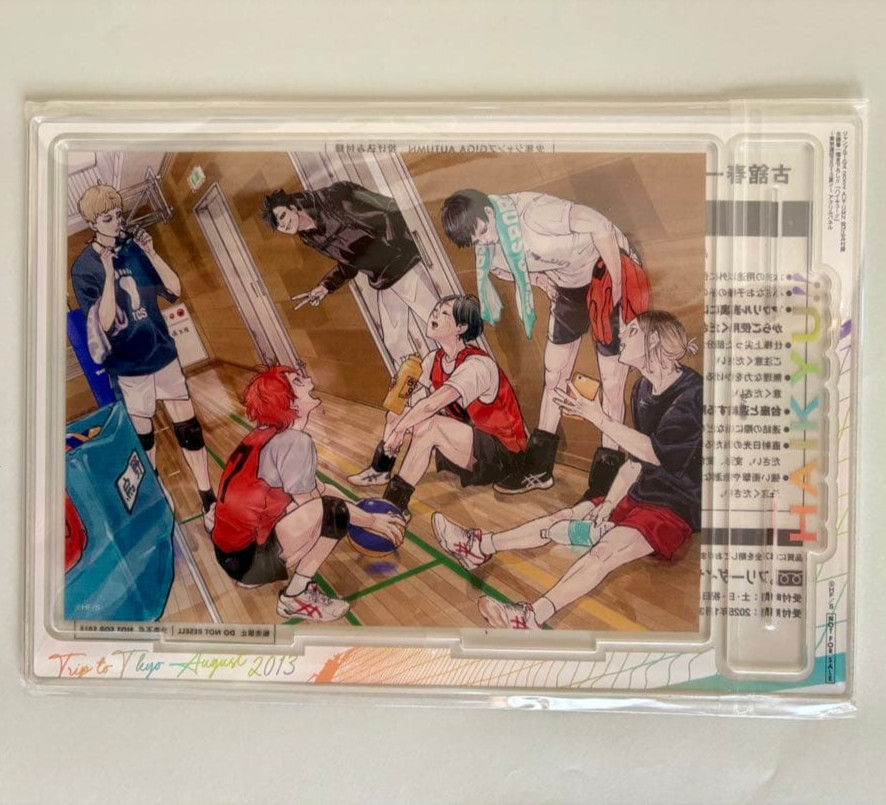 HAIKYU Acrylic panel JUMP GIGA AUTUMN 2024 Limited Kawaii From Japan New