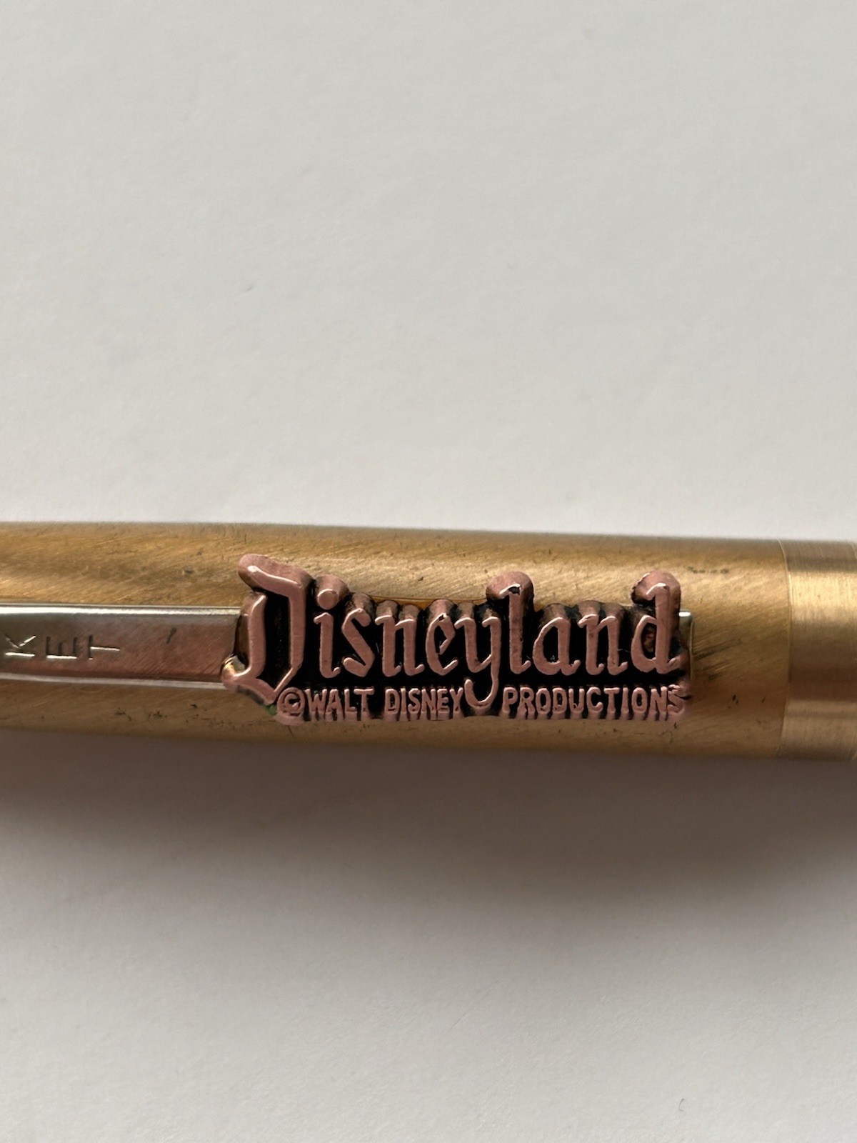 RARE Vtg Rocket USA Disneyland Pen Walt Disney Productions Copper Emblem 70s RARE Vtg Rocket USA Disneyland Pen Walt Disney Productions Copper Emblem 70s