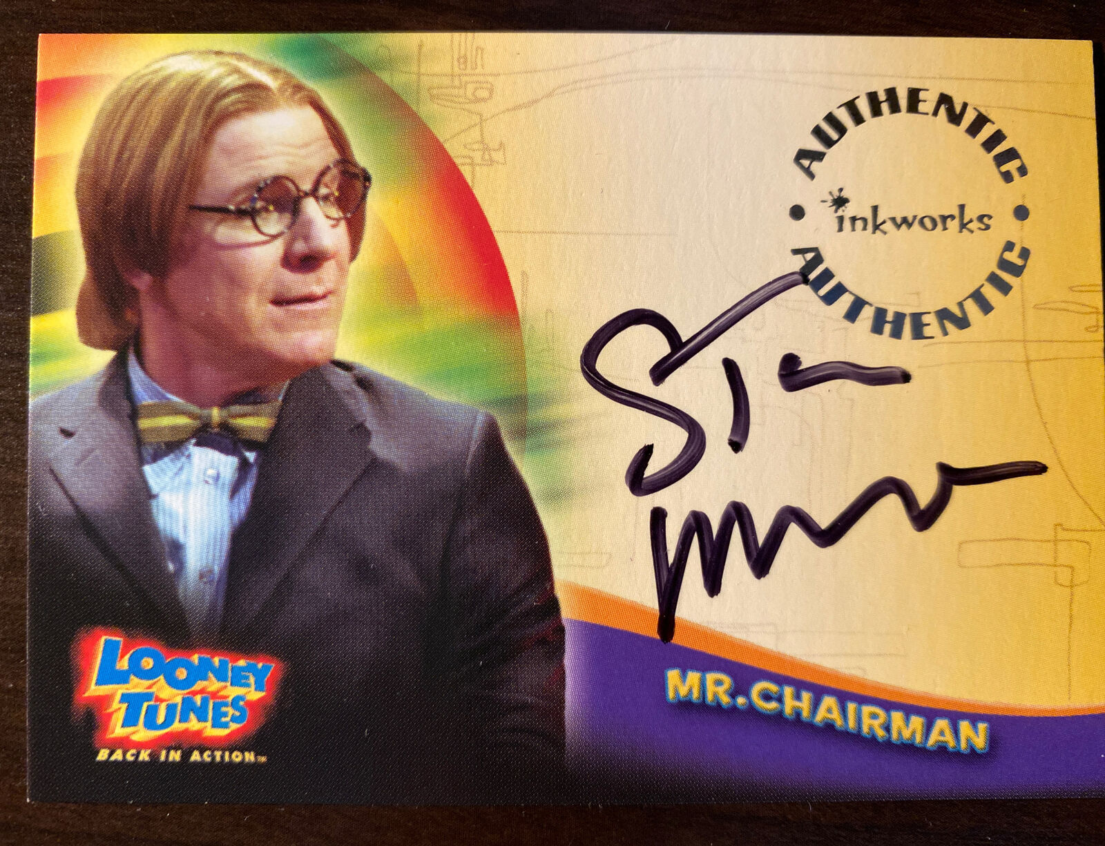 Steve Martin 2003 Looney Tunes Back In Action On-card Auto/Autograph Mr Chairman