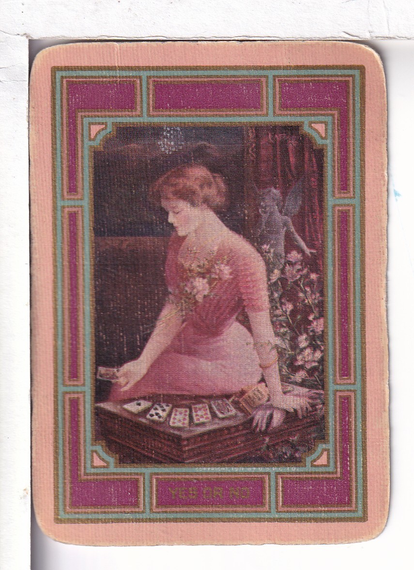 Single Vintage Playing Card U.S. Wide Named \
