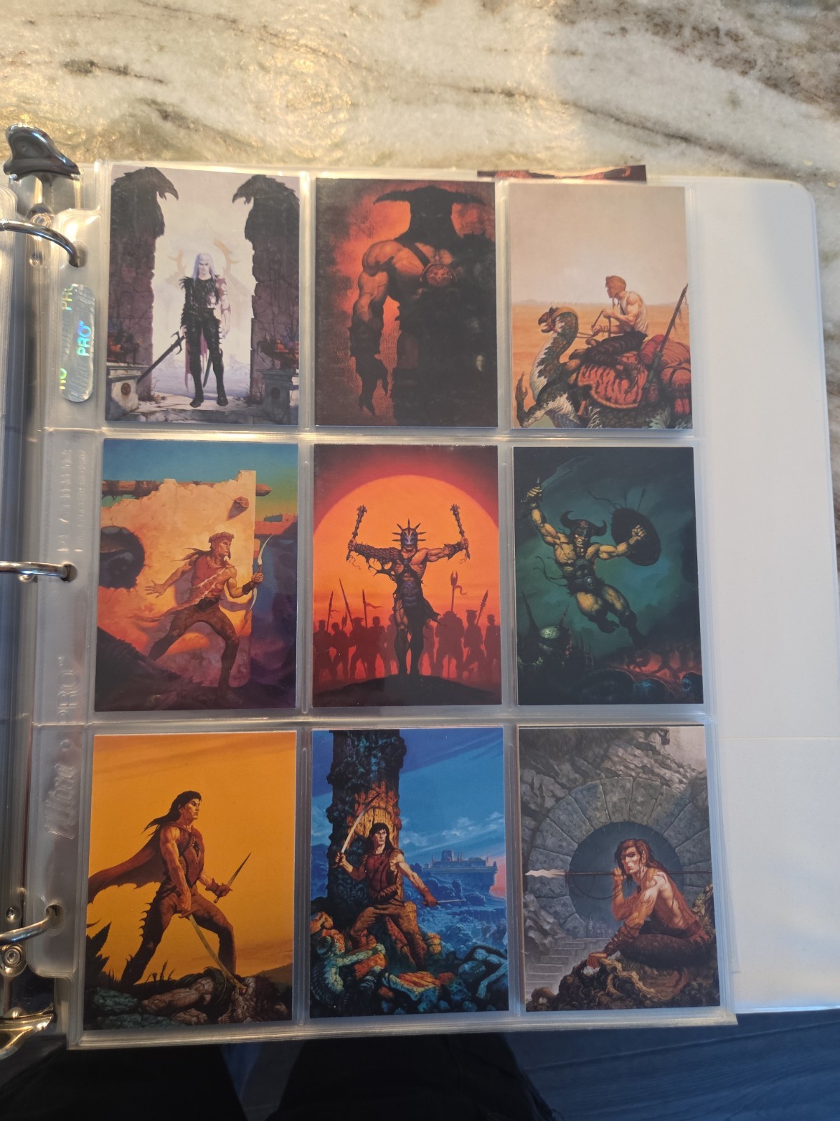 BROM FANTASY ART TRADING CARD SET COMPLETE 1995 FPG + III  IV V