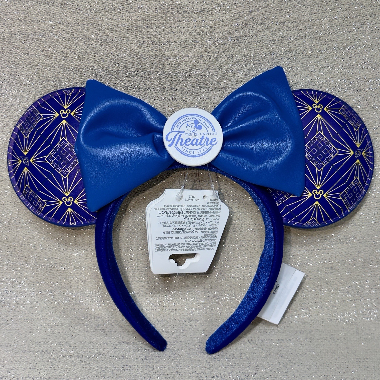 Disney El Capitan Theater Hollywood Exclusive 100 Year Minnie Ears DSSH Art Deco