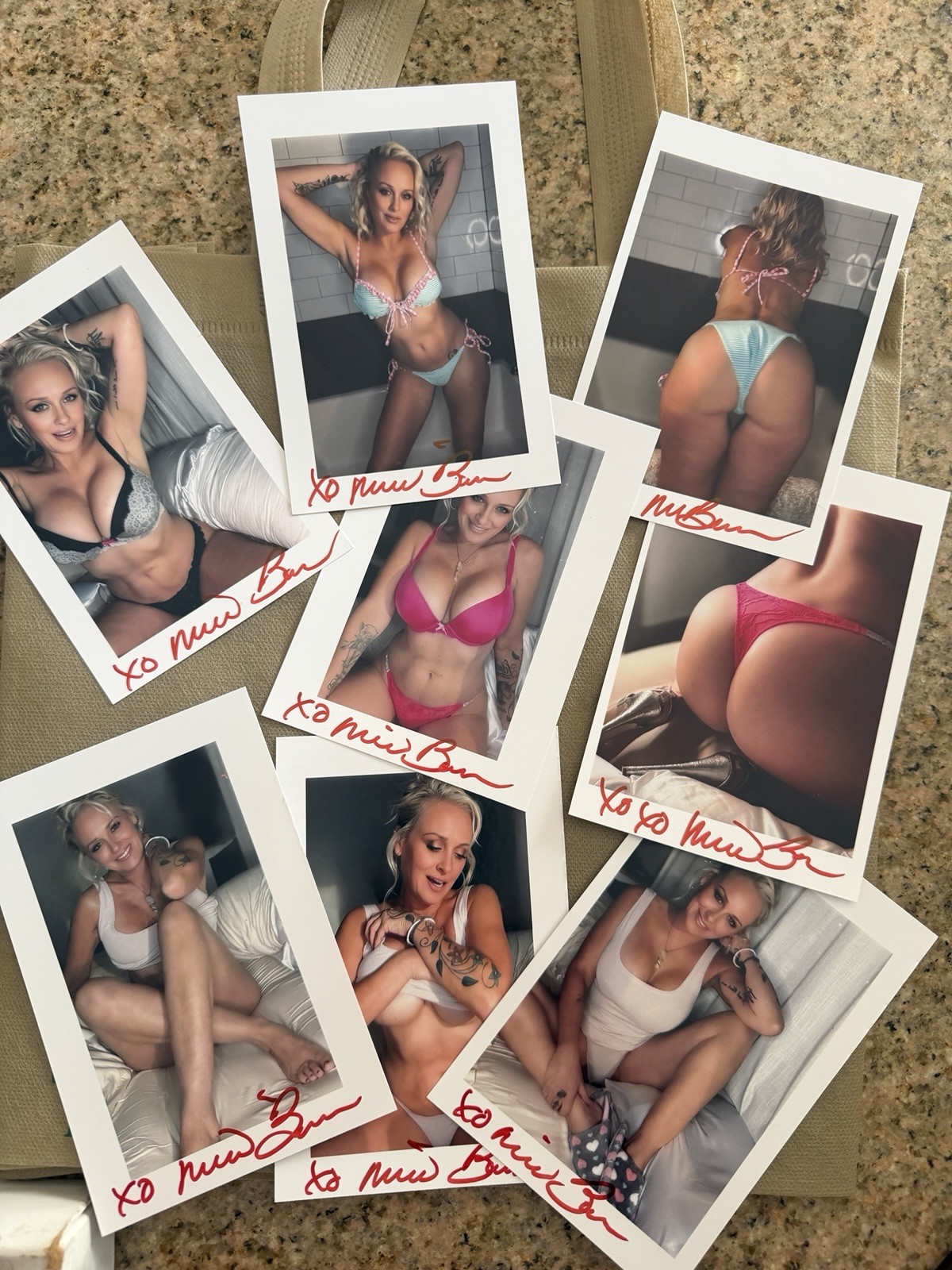 2026 MICHELLE BAENA PLAYBOY MAY 2005 SIGNED 4X6 PHOTO SET 2026 MICHELLE BAENA PLAYBOY MAY 2005 SIGNED 4X6 PHOTO SET