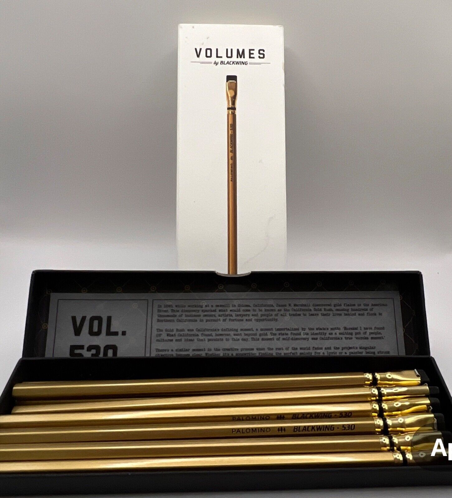 Blackwing Volumes 530 - Box of 12 Plus Box - California Gold Rush