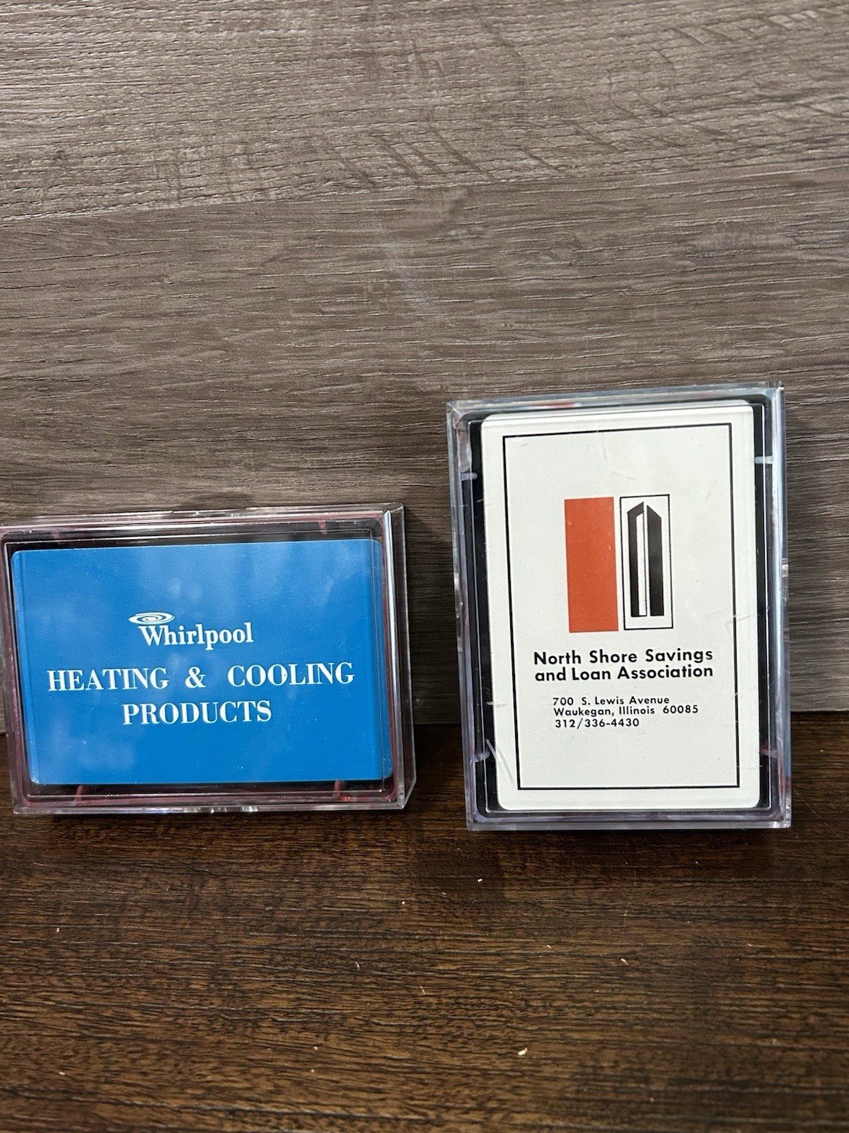Two Vintage 1990’s Decks of Promotional Advertising Playing Cards Two Vintage 1990’s Decks of Promotional Advertising Playing Cards