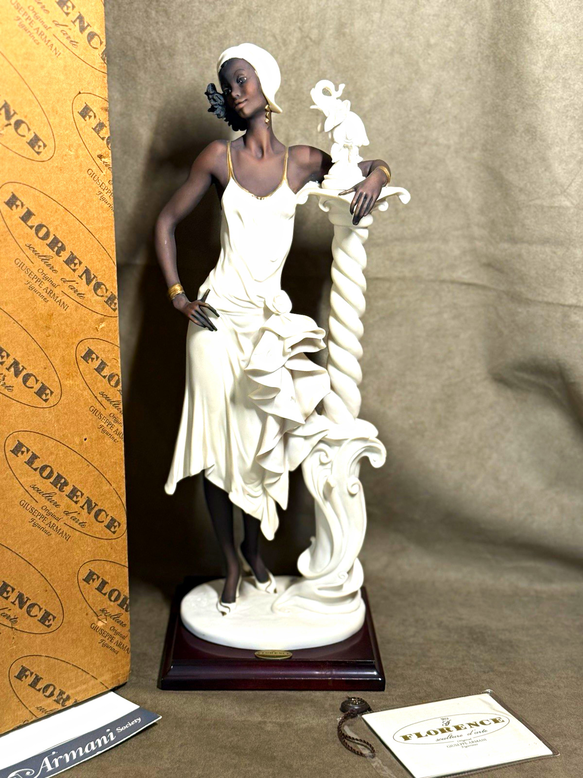 Giuseppe Armani Mahogany 0194F 1992 Florence Italy 17” Figurine Original Box