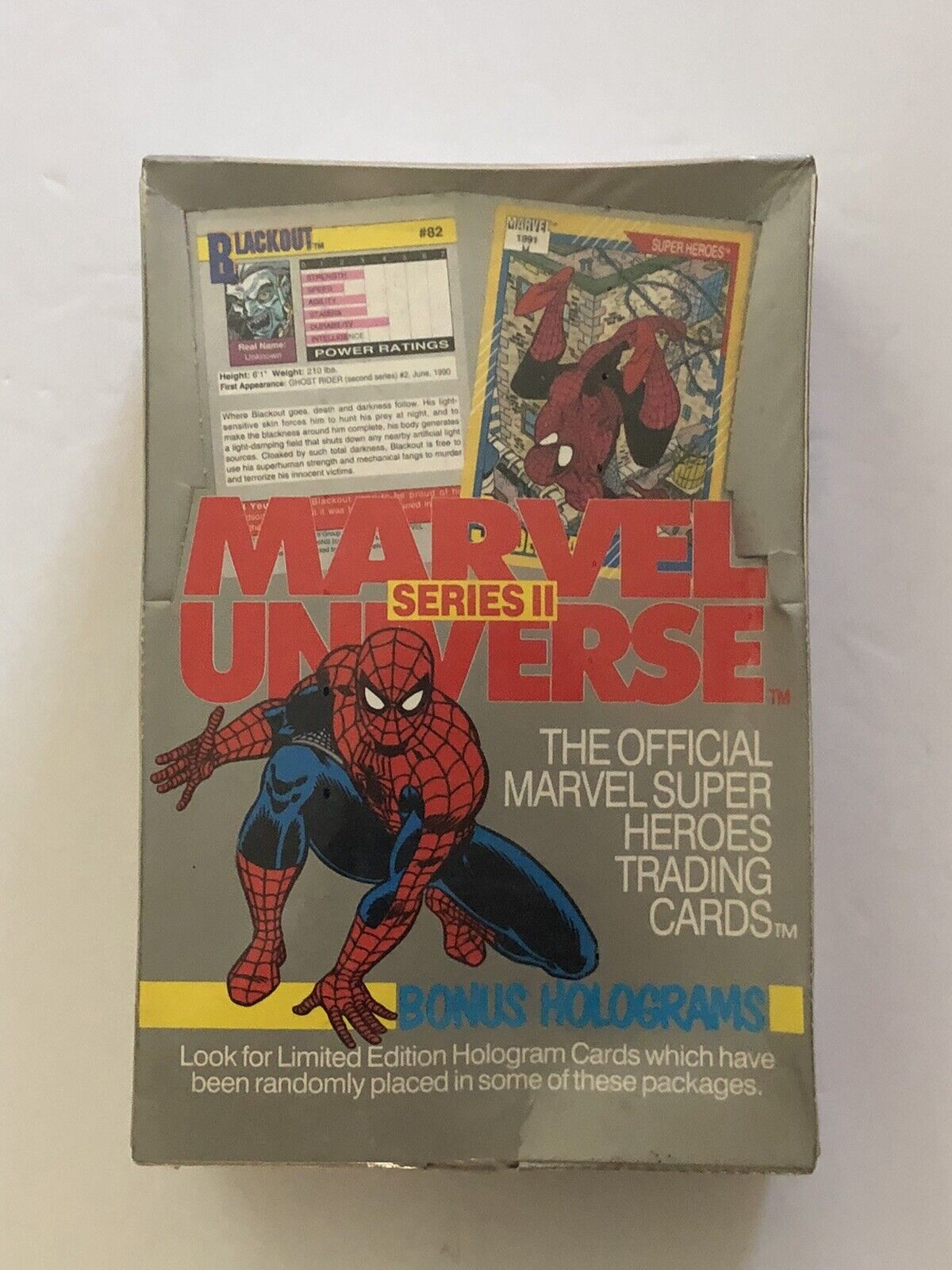 1991 Impel Marvel Universe Series 2 Super Hero Trading Cards Factory Sealed Box