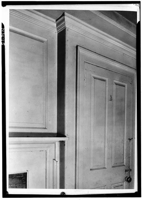 Photo:Rockingham New Hampshire Moody Parsonage Parlor Detail 1935 HABS
