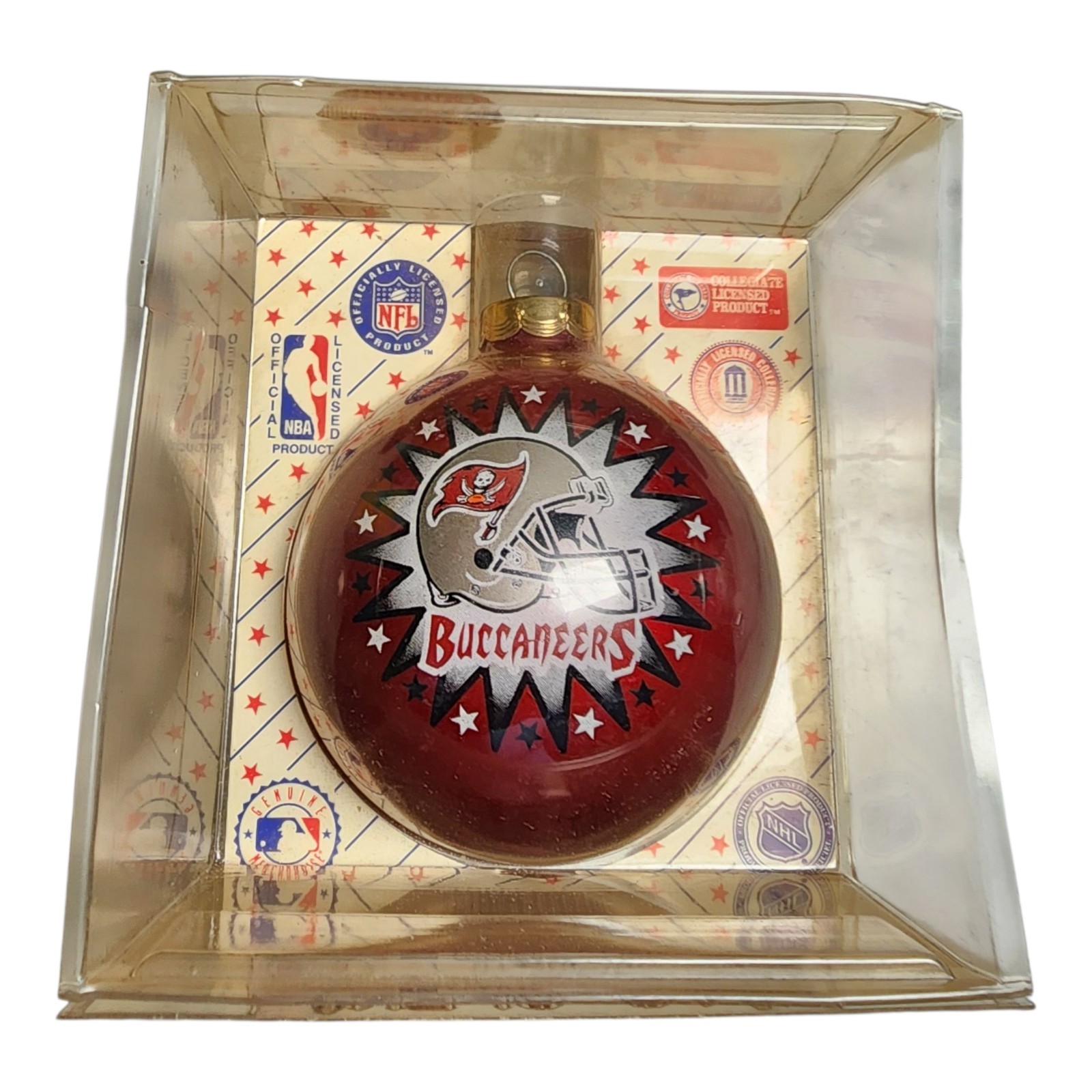 Vtg Tampa Bay Buccaneers Topperscot Collectors Series Ornament NEW Made in USA