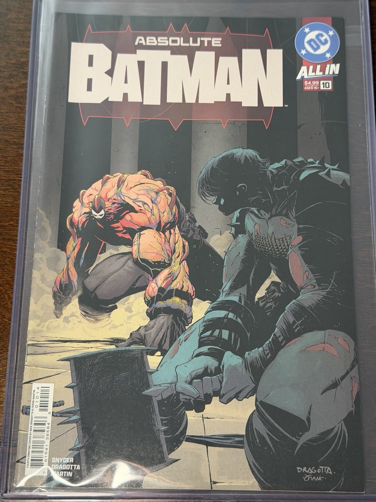 FREE SHIPPING Absolute Batman #10 Nick Dragotta Cover