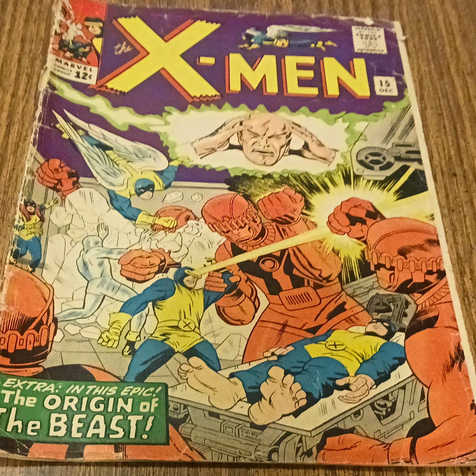 Marvel Comics The X-Men #15 (1965) The Origin of the Beast Origin Story X-Men
