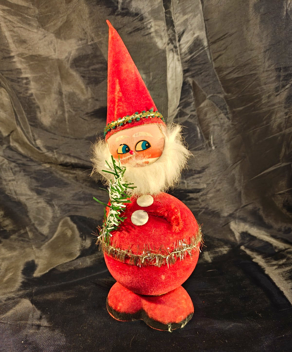 Vintage 1950's Christmas Candy Container, bobble head Santa, Western Germany#1DS Vintage 1950's Christmas Candy Container, bobble head Santa, Western Germany#1DS