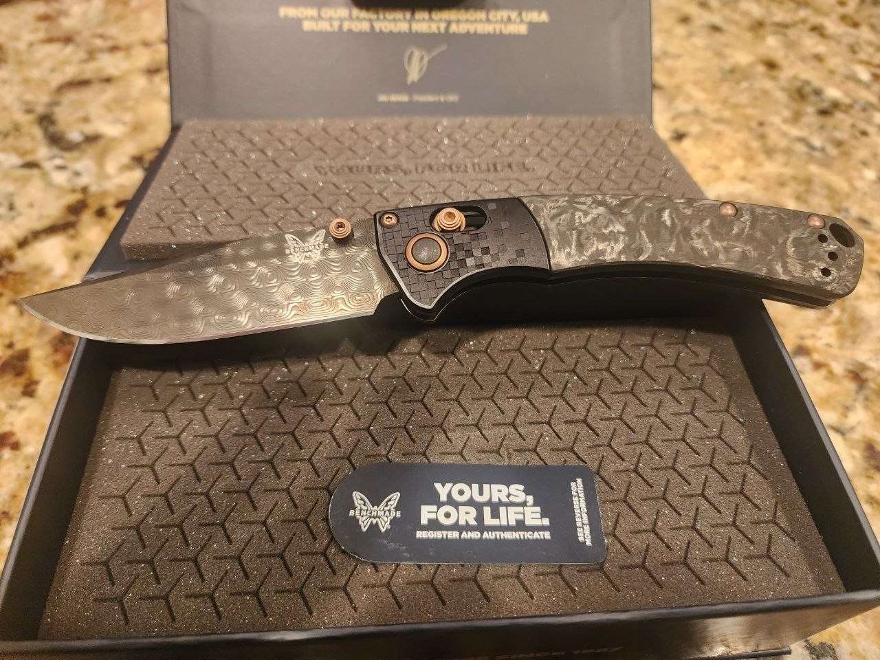 Benchmade 15085BK-2601 Limited Edition Mini Crooked River — 1 of 400 Made (NIB)