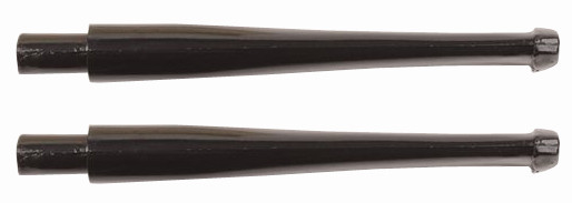 2 Black Straight Bit Replacement Stem Missouri Meerschaum Corn Cob Pipe 5613-2