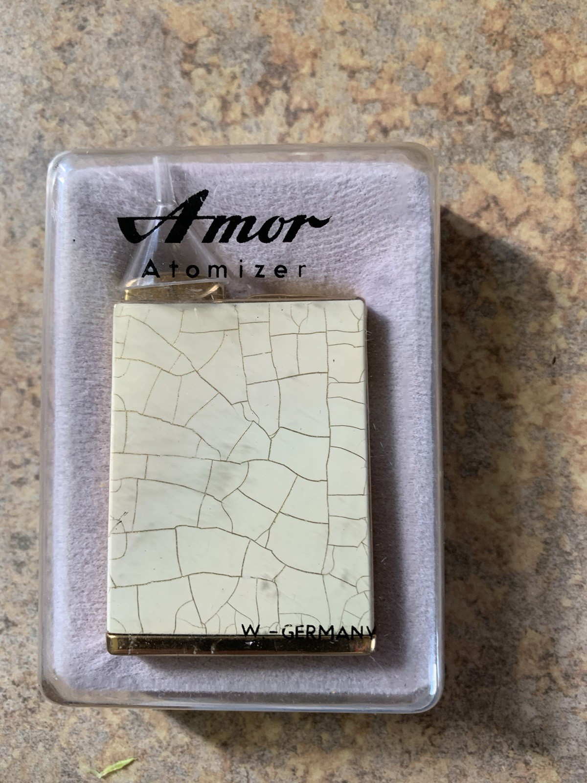 Vintage Consul Amor Pocket Perfume Atomizer W German Travel Pocket In Package
