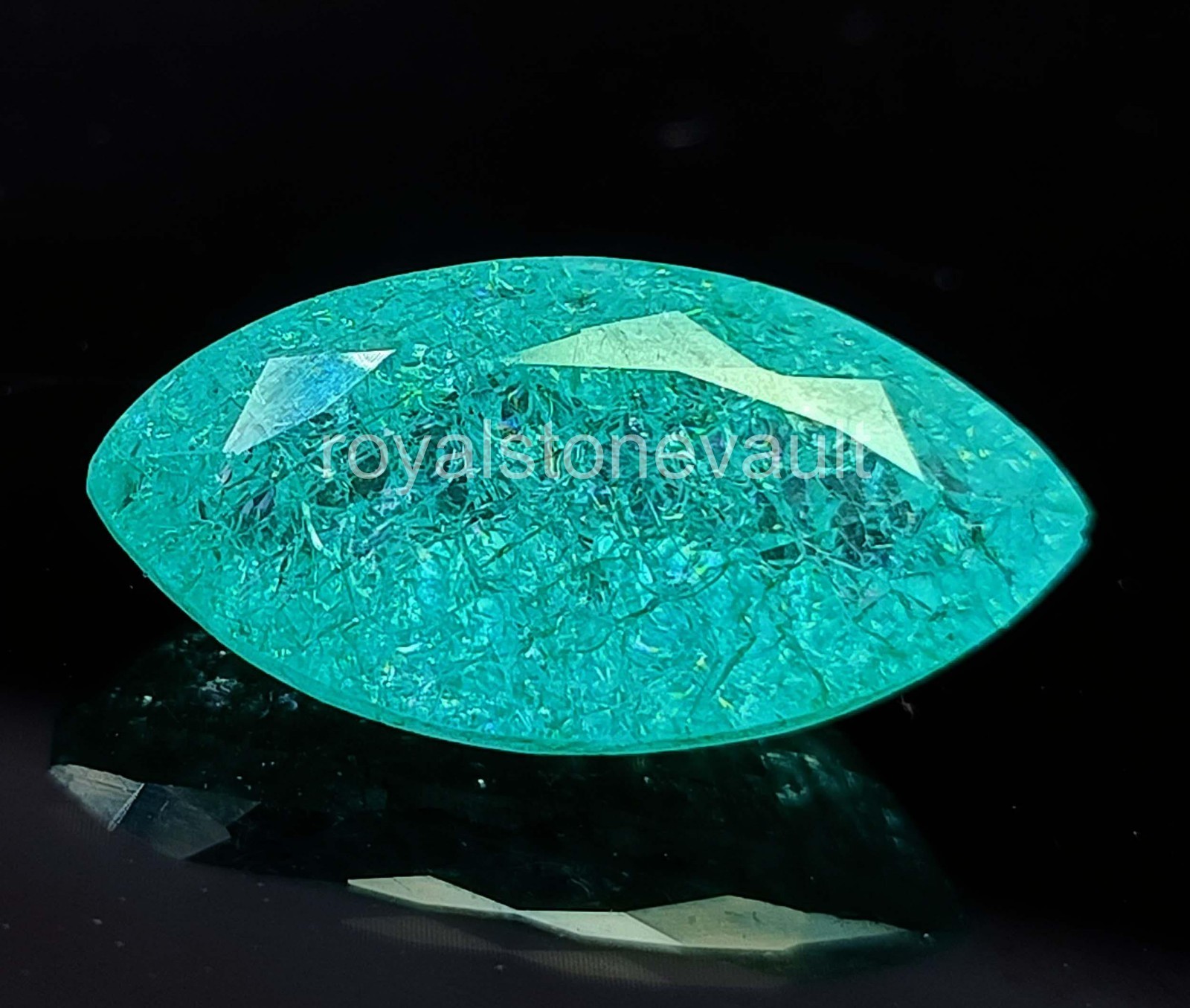 IGL Certified 12.00 Ct Natural Green Emerald – Marquise Cut Loose Gemstone 5DNM