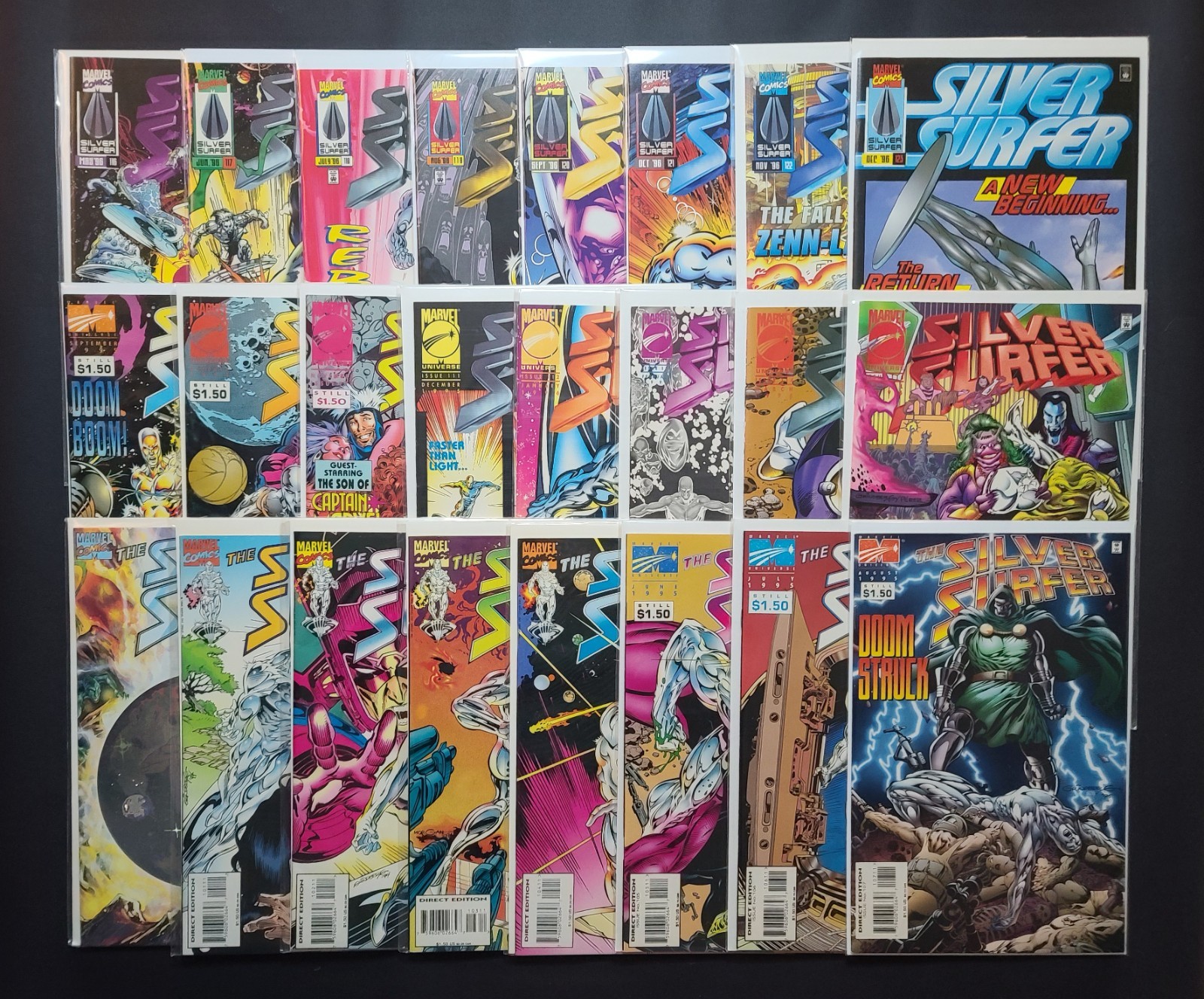 Silver Surfer #100-123: Hologram #100, 24-Issue Run (Marvel) ◉ Higher Grade