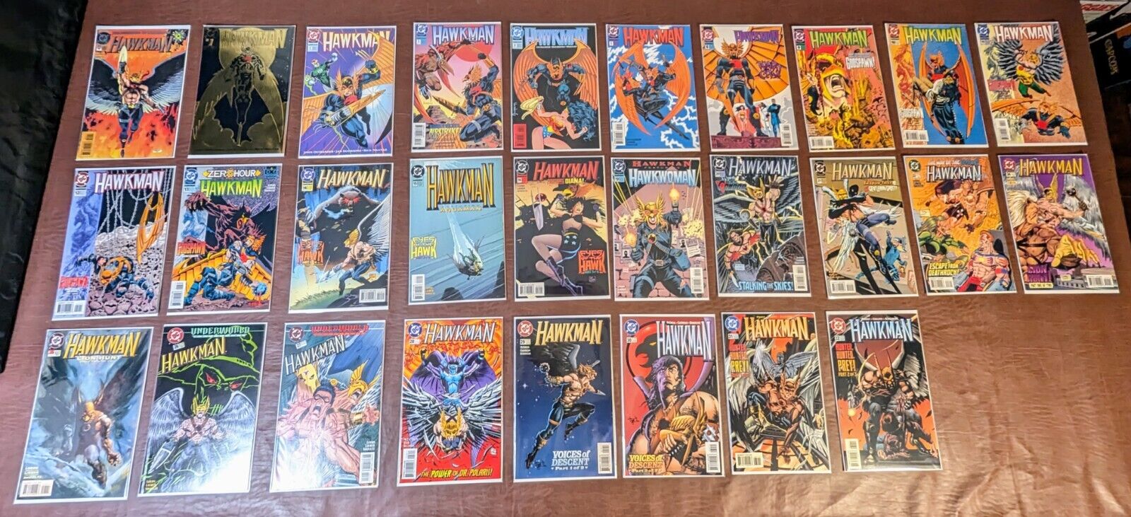 DC Comics Hawkman Issues 0-6, 9-21, 23-32. 28 Total Issues. VF - NM Range 1993
