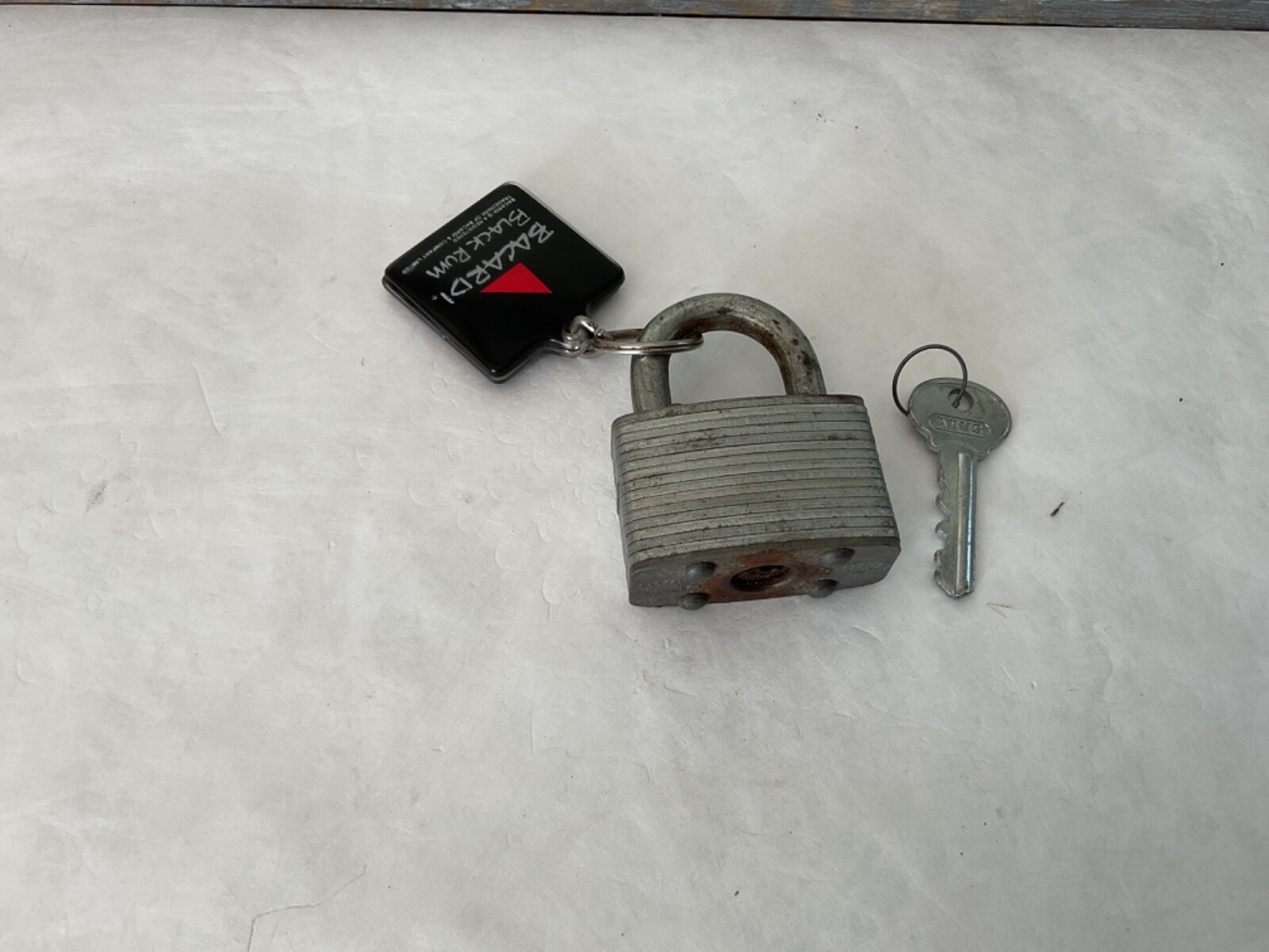 Vintage Abus No. 38 Padlock Original Key Made in Germany