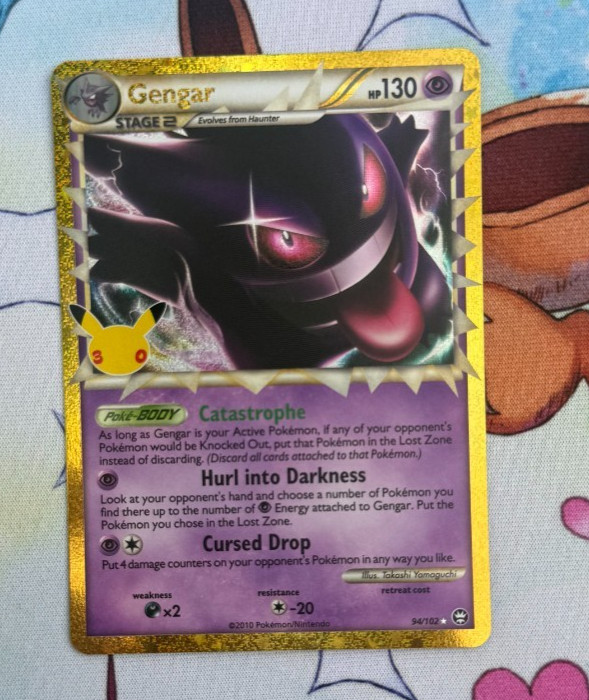 Gengar Prime 94/102 30th Anniversary Ultra Rare Holo English Pokémon TCG