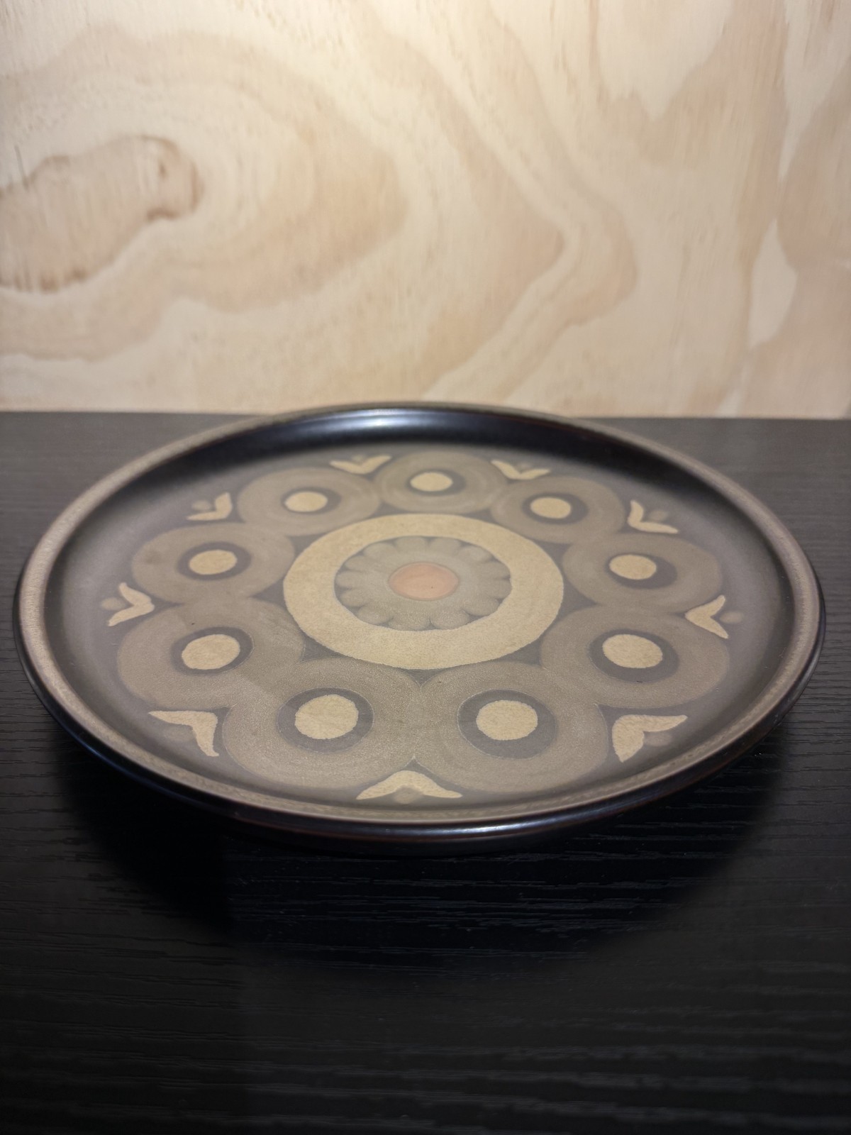 Denby-Langley Samarkand Brown Salad Plate 8 3/8 in Denby-Langley Samarkand Brown Salad Plate 8 3/8 in