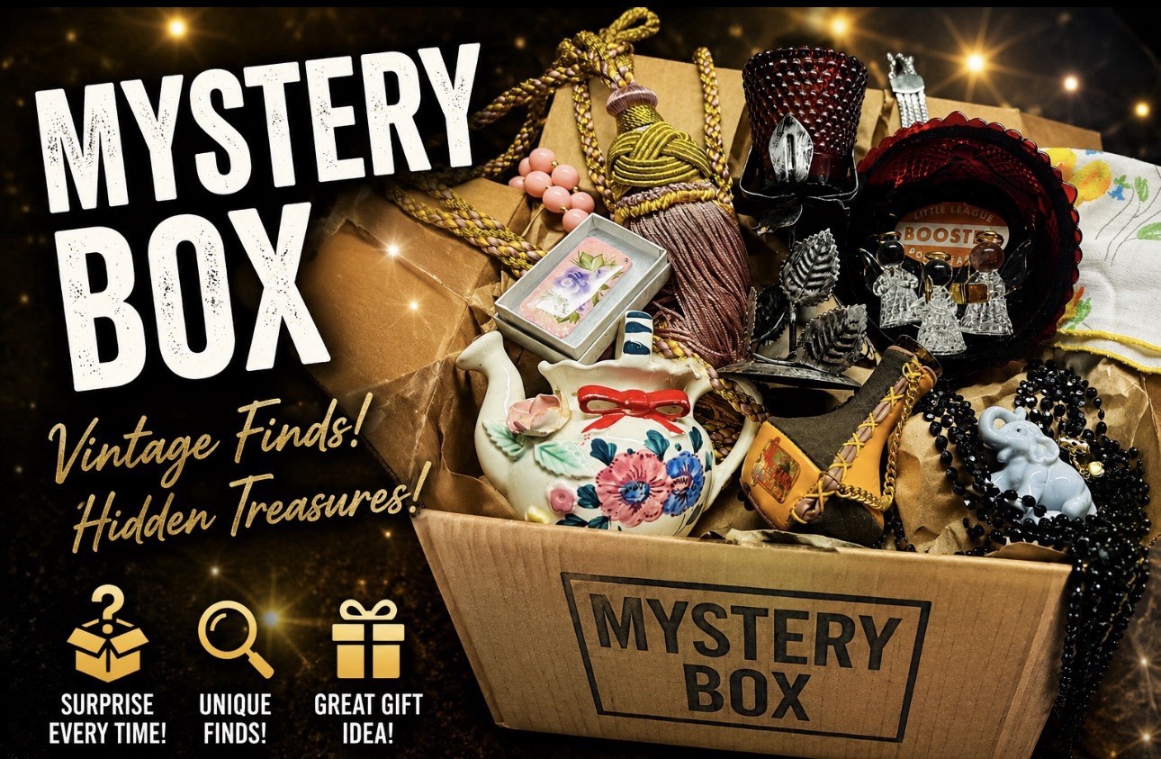 VTG Estate Sale Mystery Box Curated Items 15+ Items