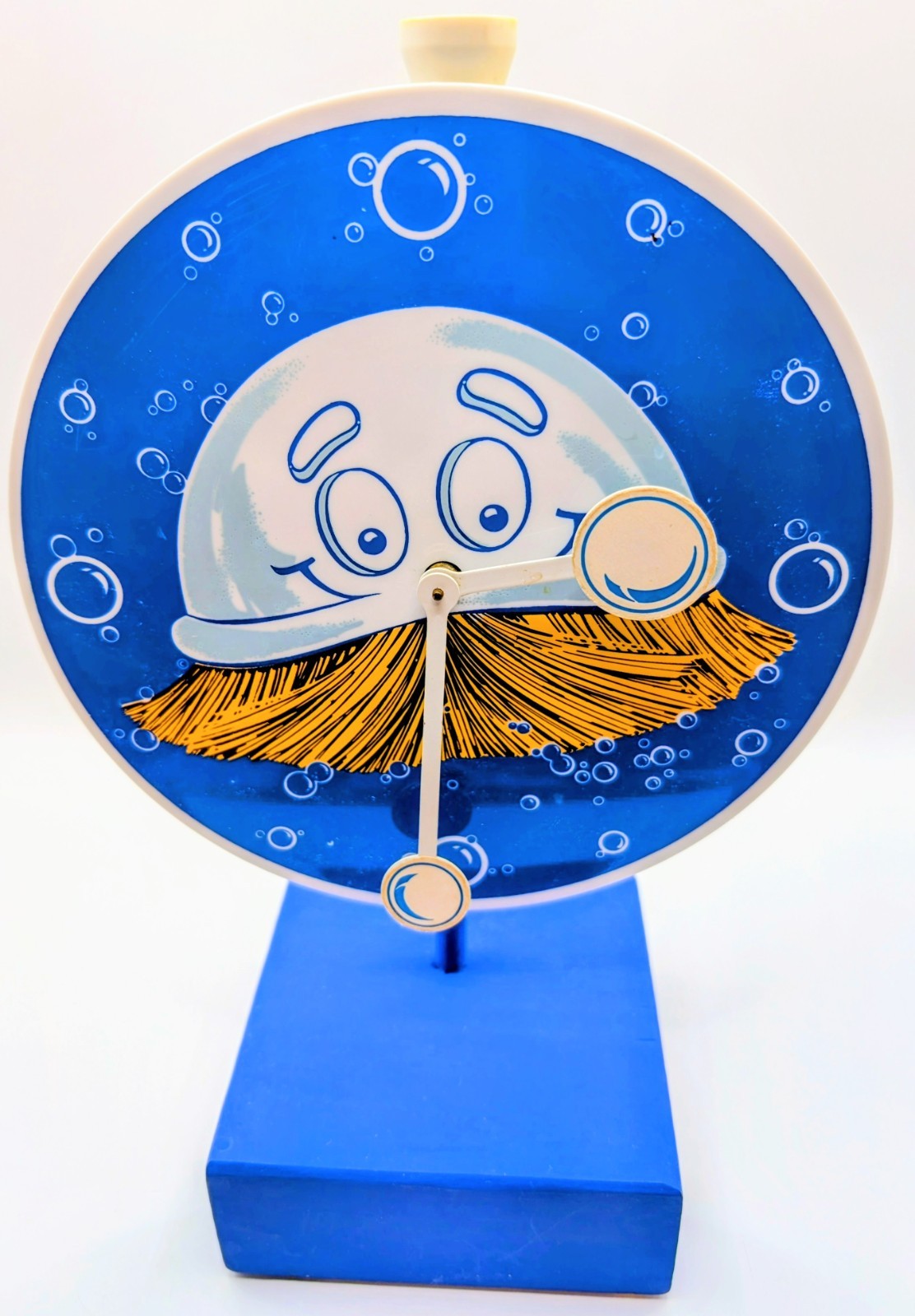 Scrubbing Bubbles Wind-up Alarm Clock Westclox Wind-Up 1972 with Paperwork