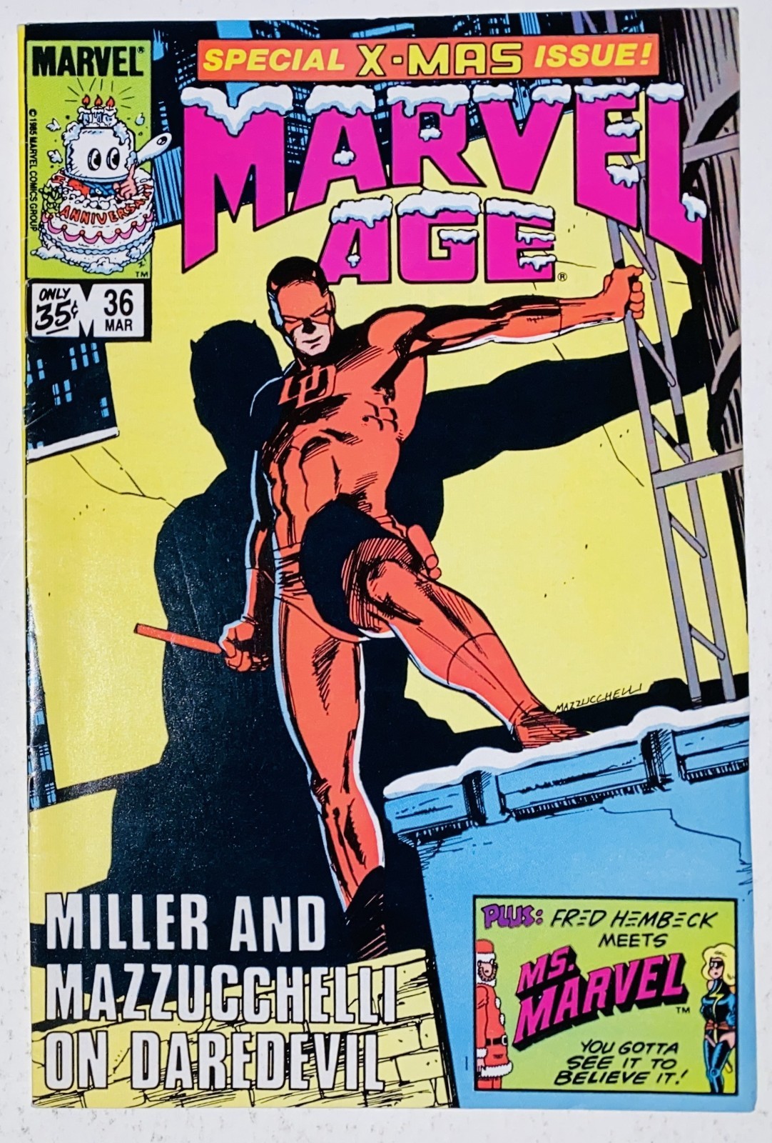 Marvel Age #36 (1986) Marvel Comics News Previews Features
