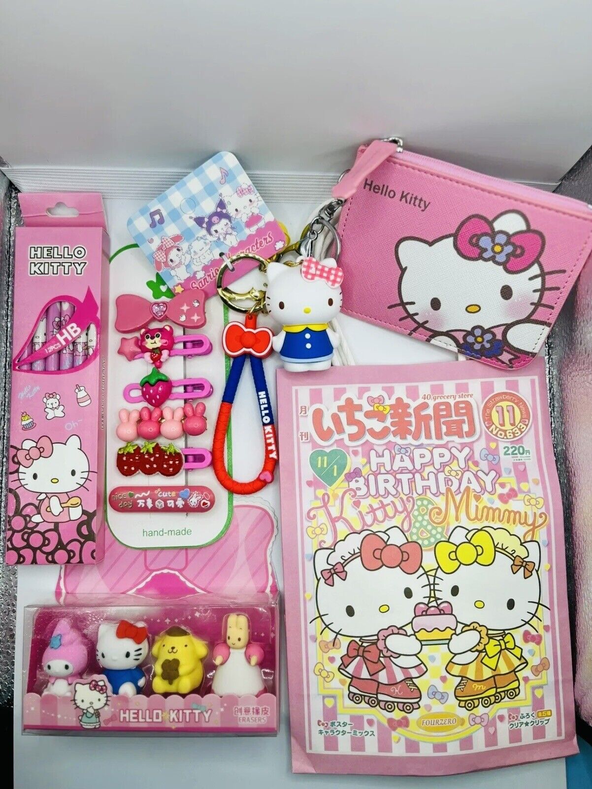 Sanrio Hello Kitty Gift Bundle Set 7PCS New Items  Great Gift Idea