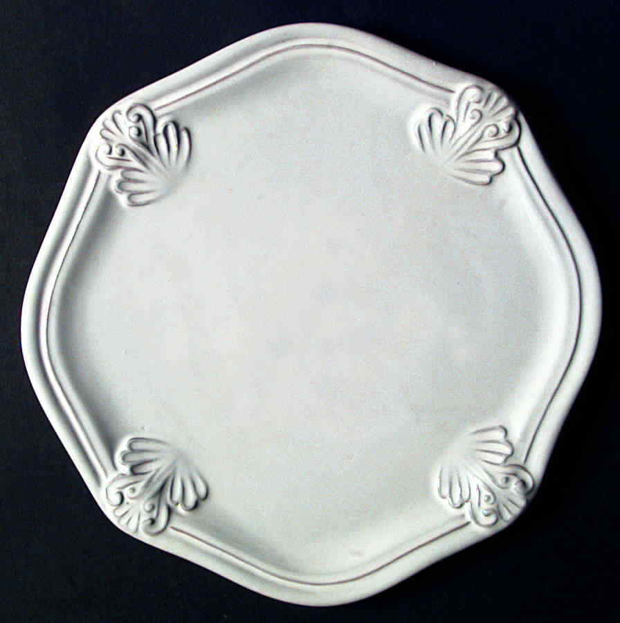 Vietri  Antico Bianco Dinner Plate 2087563
