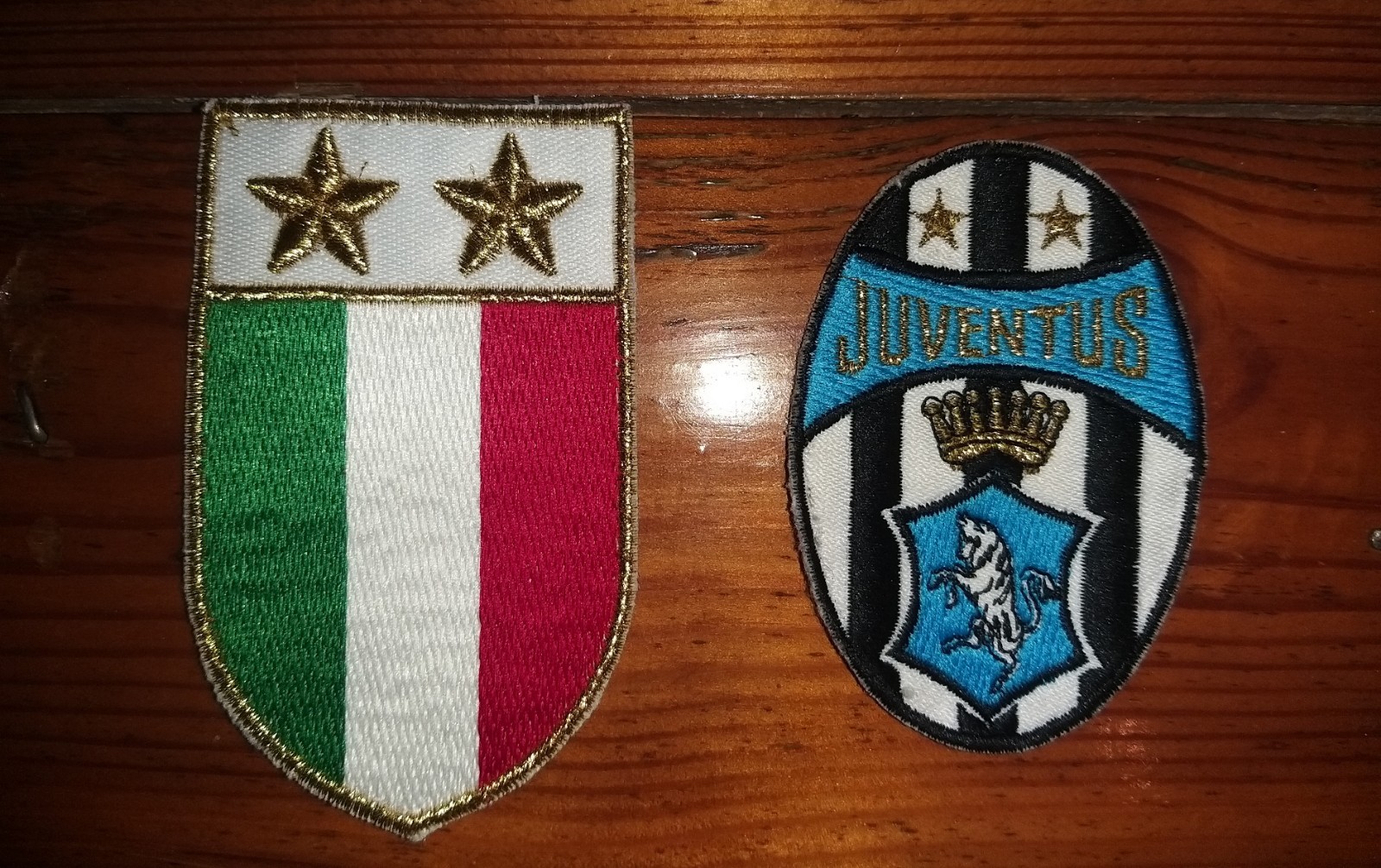 Juventus FC Shield Patch Patch Vintage Two Stars 80s/90s Juve
