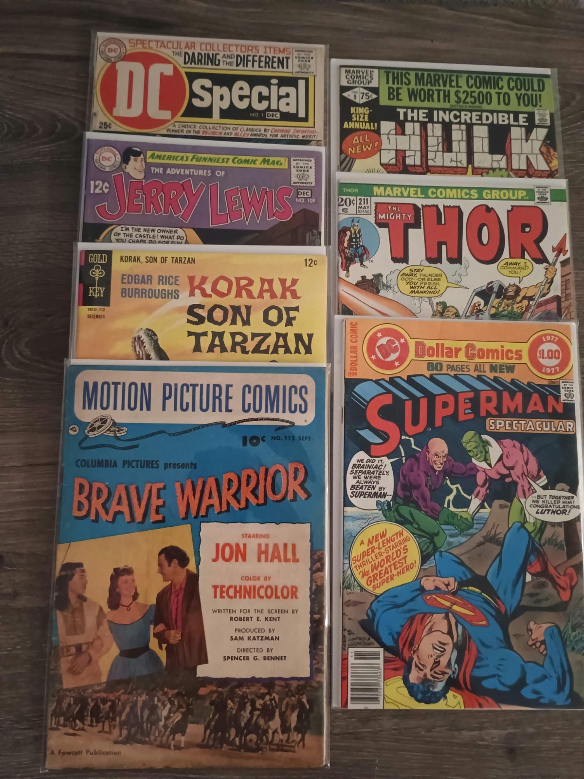 Vintage Gold, Silver, Bronze Age Comics Mixed Lot: DC, Marvel, Fawcett, Gold Key