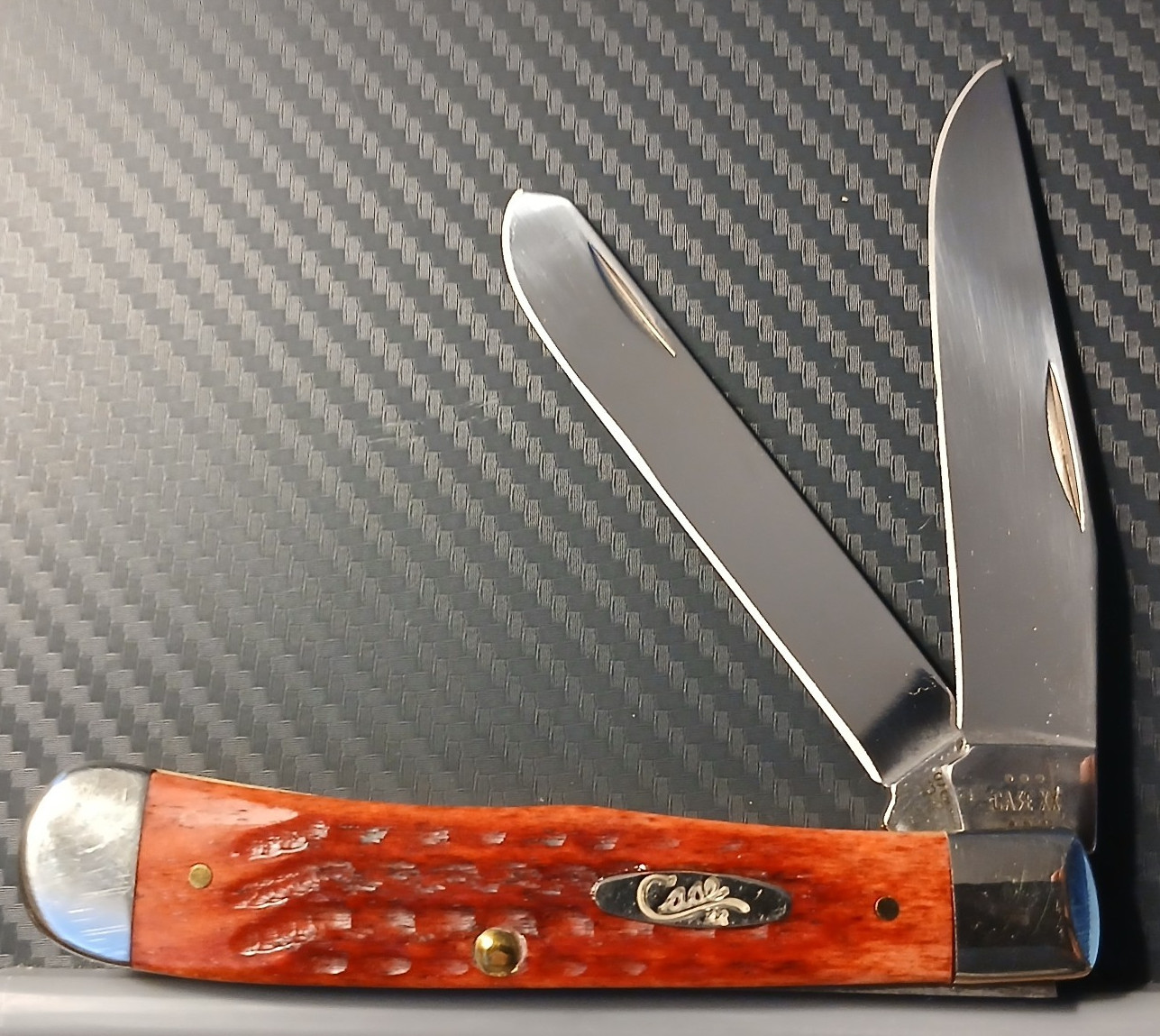 Case XX #6254 SS Pocket Worn Old Red Bone Corn Cob Jig Trapper Pocketknife Case XX #6254 SS Pocket Worn Old Red Bone Corn Cob Jig Trapper Pocketknife