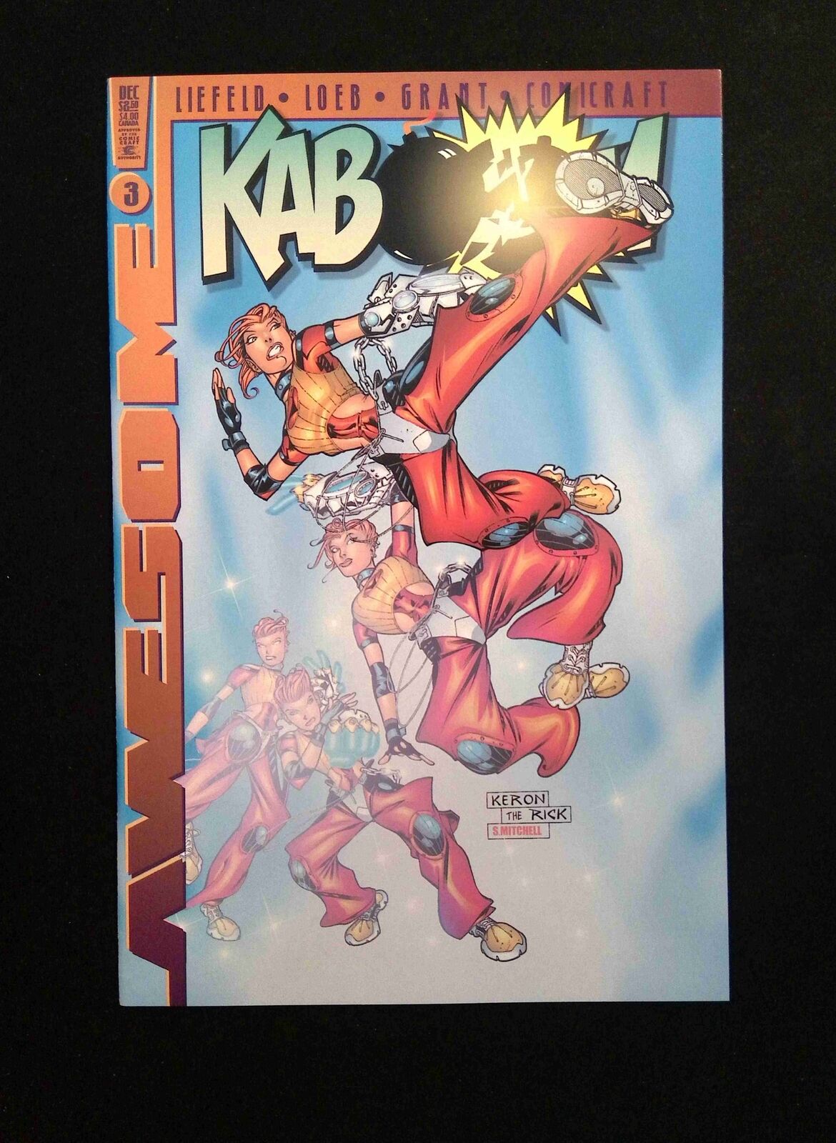 Kaboom #3B (2ND SERIES) AWASOME Comics 1999 VF+  Grant Variant