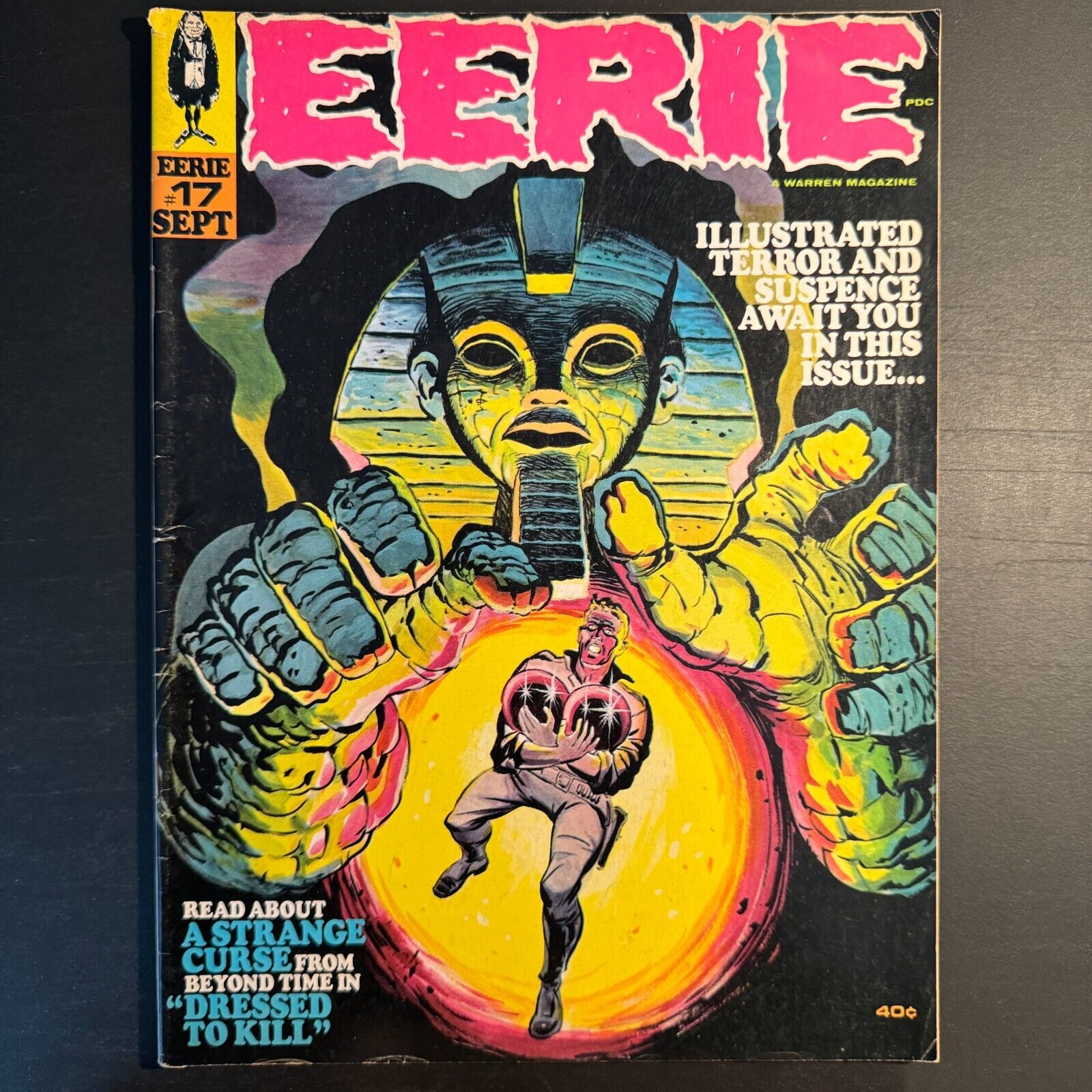 Eerie Magazine - No. 17 - Sept. 1968 - Warren Horror Comic - Low Distribution