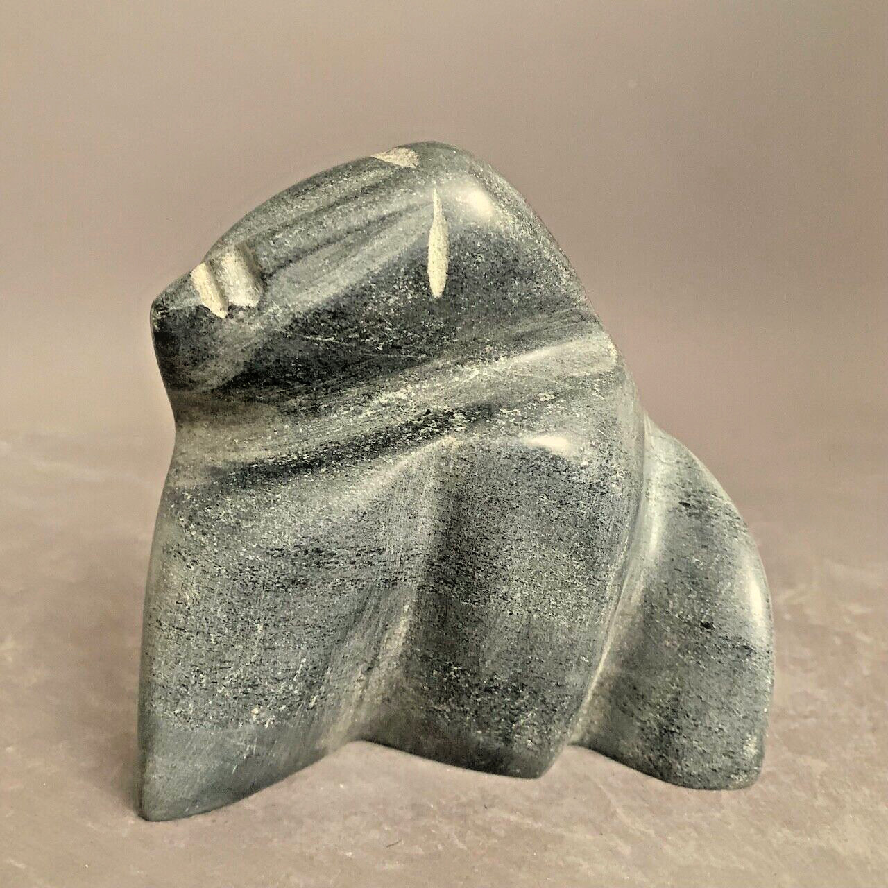Inuit Art Eskimo carving Alex Alikashuak  Man   #AA24    2008