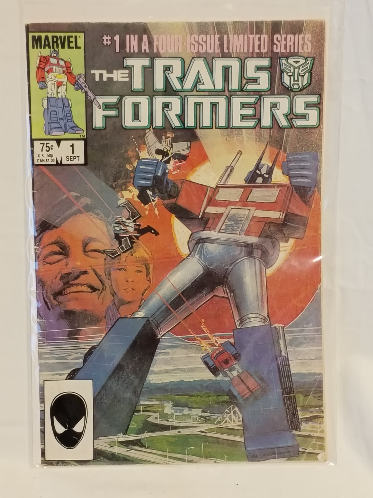 The Transformers #1 (September 1984) Marvel Comics VG