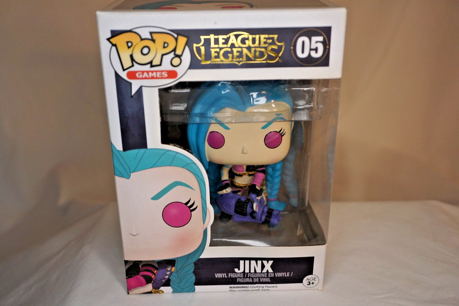 Funko Pop Games League of Legends Jinx #05 2016 Riot Games Vinyl Figure Boxed