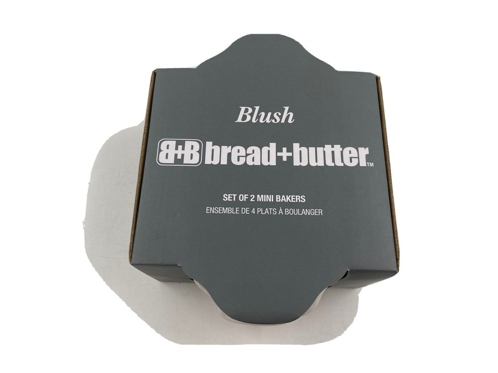 Bread + Butter Ceramic 7in Blush Mini Bakers Set of 2 AA01B37020
