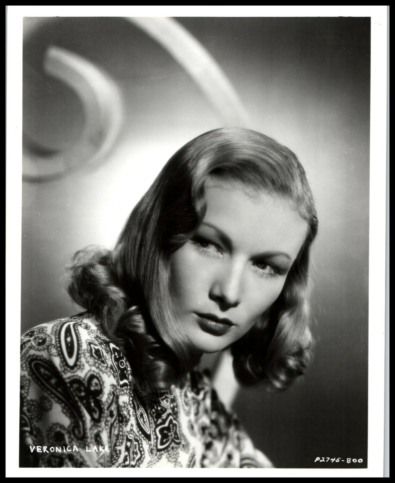 Hollywood Beauty VERONICA LAKE STYLISH POSE STUNNING PORTRAIT 1950s PHOTO 610
