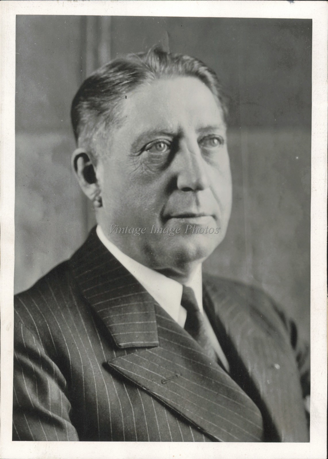 1932 Press DeEmmett Bradshaw President Woodmen World Life Insurance Head Photo