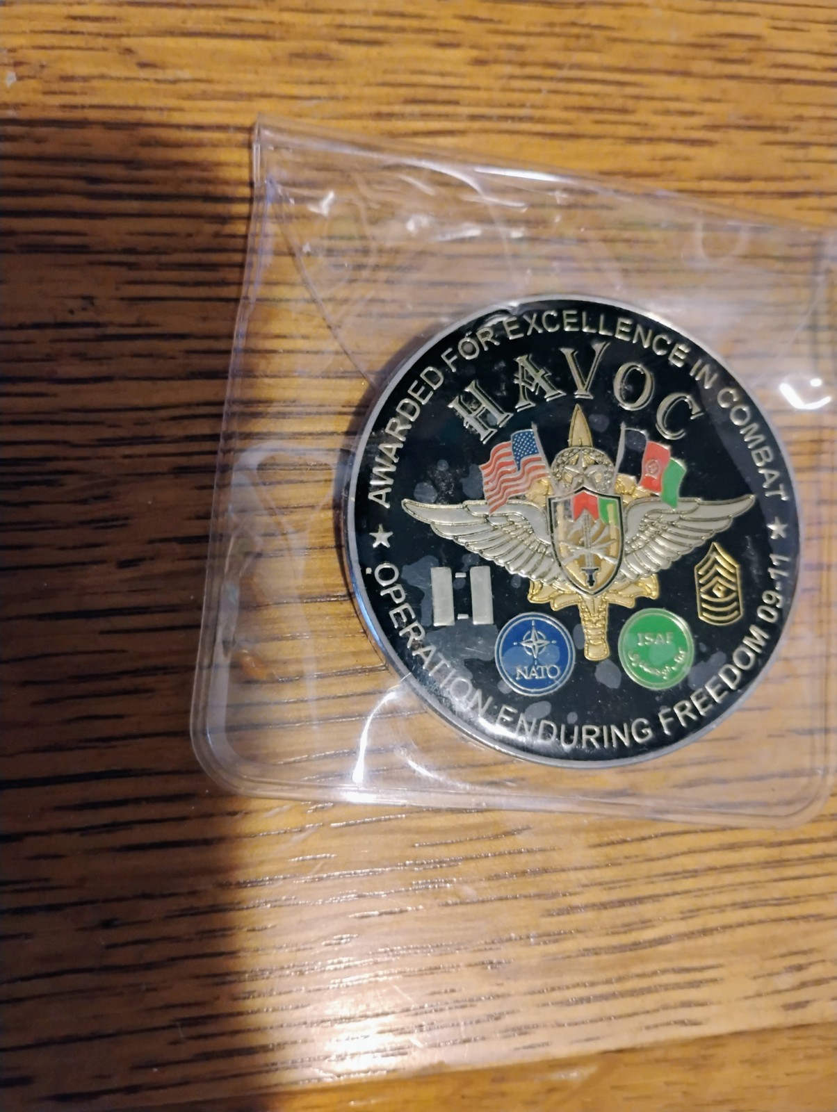 RARE HSC HAVOC Company Task Force ODIN Afghanistan OEF 09-11 Challenge Coin