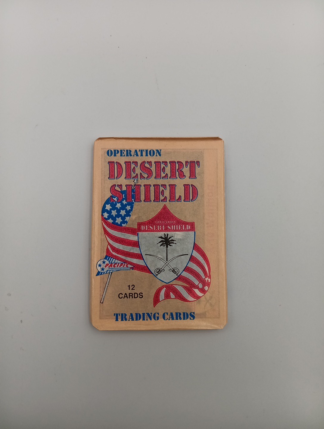 1991 Pacific Operation Desert Shield Sealed Pack of 12 Cards (1)  Pack T1397