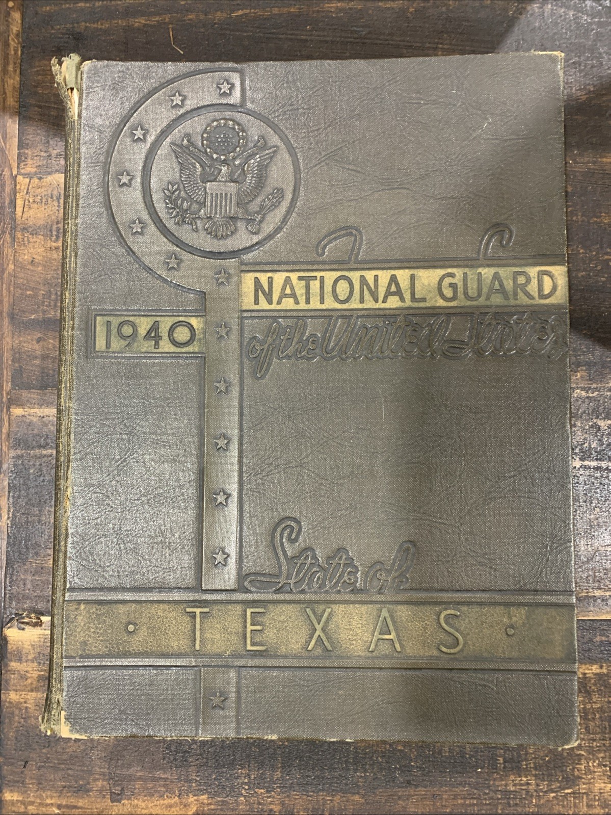 RARE🇺🇸WWII/WW2🇺🇸1940 STATE OF TEXAS NATIONAL GUARD YEARBOOK AS-IS