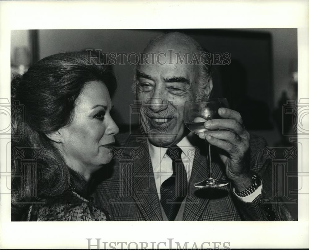 1980 Press Photo Mrs Joseph Canizaro, Hostess Gaetano Brioni at Brioni Reception 1980 Press Photo Mrs Joseph Canizaro, Hostess Gaetano Brioni at Brioni Reception